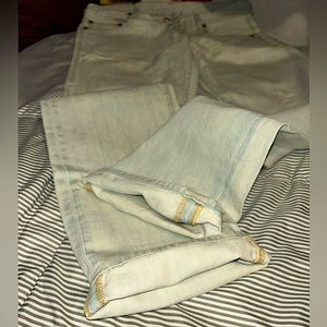 #TrueReligion #Geno #Jeans #W 33 #L 34 #New #BabyBlueRust 09’ #Denim
